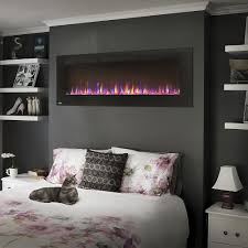 Media console infrared electric fireplace in warm brown with espresso top bring family and friends together with the bring family and friends together with the 63 in. Napoleon 60 In Allure Wall Mount Electric Fireplace Nefl60fh In 2021 Wall Mount Electric Fireplace Napoleon Electric Fireplace Electric Fireplace