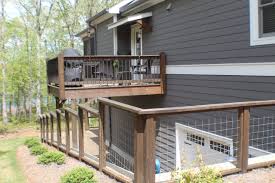 The Grill Deck Off The Kitchen Above The Golf Cart Garage Deck Outdoor Decor Outdoor