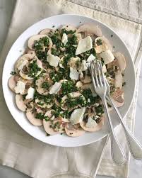 On The Light Side Mushroom Carpaccio Stuffed Mushrooms Thanksgiving Side Dishes Carpaccio Recipe