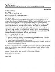 Dos and don'ts when writing an accounting and finance cover letter. Kindergarten Teacher Cover Letter Sample