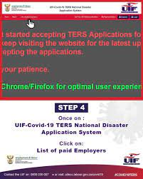 The clerk will then tell you when you need to come back and sign the register again. Unemployment Insurance Fund Uif No Twitter To Check If Your Employer Has Been Paid For The Corona Virus Temporary Employer Employee Relief Scheme Covid19ters Follow The Steps After This Picture Working4you Https T Co Myiuvpjggk