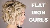 It is recommended to get a flat iron with thinner plates, around ½ inch to get good results on short hair. How To 10 Easy Short Hairstyles With Flat Iron Tutorial Milabu Youtube