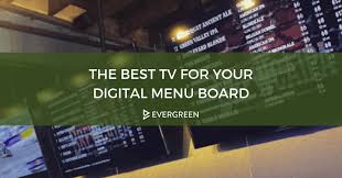 One of the main advantages of using an android signage player is it supports touch screen displays. The Best Tv For Your Digital Menu Board In 2019 Evergreen