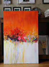 Abstract flowers hand painted background, acrylic painting on canvas. Original Abstract Painting Acrylic Flower Painting Abstract Art Abstract Landscape Large Abstract Painting By Oak Abstract Painting Acrylic Abstract Flower Painting Abstract