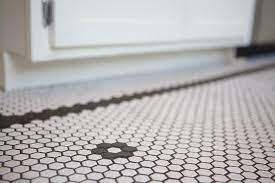 Porcelain floor and wall tile provides a modern look for any space. Hex Tile Kitchen Floor Chicago This Classic Hex Tile Floo Flickr