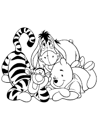 Free printable pooh bear coloring pages. Tiger Winnie The Pooh Coloring Pages Peepsburgh