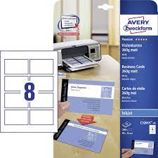 Avery business cards template yupar magdalene project org. Avery Zweckform C32015 25 Printable Business Cards Smooth Edge 85 X 54 Mm White 200 Pc S Paper Size A4 Conrad Com