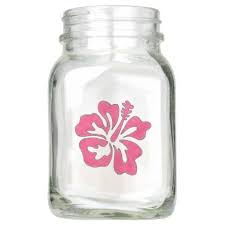 Tropical Hawaiian Hibiscus Flower Luau Centerpiece Mason Jar Zazzle Com Luau Centerpieces Luau Decorations Luau Theme Party
