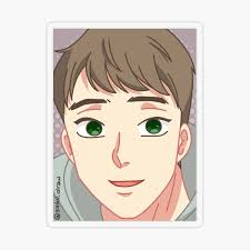 BJ Alex 2" Sticker by SshuDraws