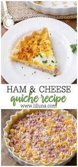 Breakfast Ham And Cheese Quiche Recipe Lil Luna Recipe Quiche Recipes Ham And Cheese Quiche Quiche Recipes Easy