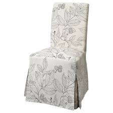 henriksdal chair with long cover white vislanda black white ikea henriksdal chair cover chair cover ikea