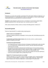 Cv, modele cv, exemple cv, template cv, cv profesionist. Cv Instructions