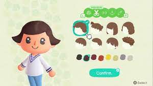 Animal crossing new leaf girl hairstyles. Character Customisation Male And Female Hair Styles And Features Animal Crossing New Horizons Youtube