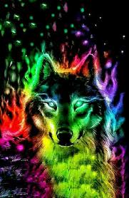 Awesome collection hd wolf wallpapers and background images for pc, laptop, ipad, chromebook, android, iphone, . Lobo Neon Alpha Wolf Wolf Craft Wolf Wallpaper