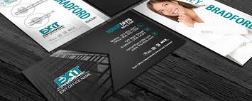 Difference between business card and visiting card. Top 10 Exit Realty Business Card Designs Exit Realty Business Cards