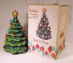 Christmas crackers are festive table decorations that make a snapping sound when pulled open, and often contain a small gift and a joke. Cracker Barrel Nostalgic Ceramic Light Up 19 Christmas Tree Green Red Nib 44 95 Picclick
