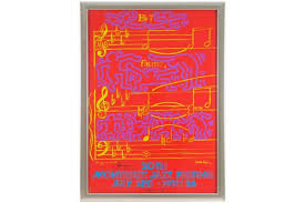 40th montreux jazz fest 2006 gorgeous framed poster julian opie. Montreux Jazz Festival Poster Dd 1986 Hand Signed By Andy Warhol And Keith Haring In Lot 776 Art Moderne Et Contemporain Et D Arts Decoratifs Du 20me Gant At Dvc
