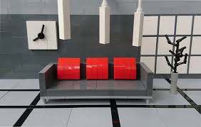This lego mansion consists of: Moc A Modern Living Room Special Lego Themes Eurobricks Forums