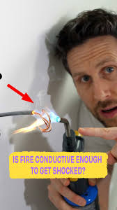 How conductive is actually fire? 🔥