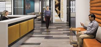 Karndean design flooring replicates the look and feel of natural materials; Resilient Vinyl Flooring For Commercial Applications