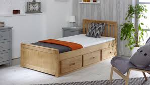storage bed with drawers white or wooden pine or grey single or double bed ebay single beds with storage contemporary bed frame bed with drawers