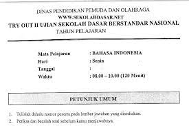 Latihan soal pretest ppg jawaban semua jurusan 2019 2020 part 7 sumber dari. Soal Try Out Ii Usbn Sd Bahasa Indonesia Dan Kunci Jawabannya Soal Ukg Terbaru