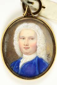 Image of Lord John Cavendish, 1748 (enamel) (see also 3076170) by Spencer,  Gervase (fl.1740-63)