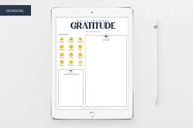 Try to write a few sentences for each entry, rather than a bulleted list. Daily Gratitude Journal Pdf Jpg By Karajoann Thehungryjpeg Com