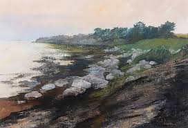 San luis obisbo is from los alamos on north through moro bay. Jacques Zadig Coastal Oil On Canvas Signed Zadig Art Paintings Auctionet