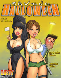 Salvando o Halloween: Quadrinhos Erótico - Quadrinhos de incesto - Hentai  Home