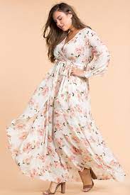 Plus size summer boho casual long maxi evening party beach dress sundress. Buy Plus Size Floral Maxi Dress For Wedding Cheap Online