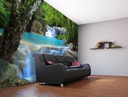 Wenn du unzufrieden bist oder sie an anderer stelle besser findest, einfach ohne rückstände ablösen und woanders hinkleben. Wandmotiv24 Fototapete Wasserfall Im Wald Fototapeten Tapete Wandbild Natur Wasser Bach M0485 Landschaft Fototapeten Gunstig Kaufen