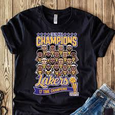 Paul pierce celebrates after the celtics downed the lakers in a fairly easy six games. 2020 Nba Champions Los Angeles Lakers 17 Time Champions Shirt Hoodie Sweater And Long Sleeve