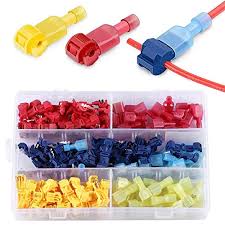 Great savings & free delivery / collection on many items. Buy 140pcs T Tap Electrical Wire Connectors Terminals Self Stripping Quick Splice Connectors Insulated Male Quick Disconnect Terminals Kit Online In Turkey B07lb428sc