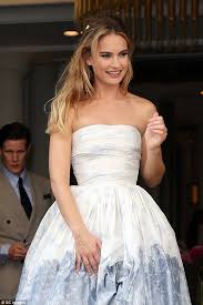 Here we go again star was linked to captain america himself. Matt Smith Supports Girlfriend Lily James At Mamma Mia Film Premiere Lily James Blonde Actresses Support Girlfriend