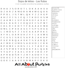 Sopa De Letras Las Frutas Sopas De Letras Para Imprimir Gratis Sopa De Letras Sopa De Letras Dificil