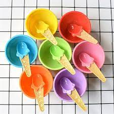 Hot 1pc Ice Cream Mixing Bowl Diy Handmade Resistance Wrestling Hot Cute Ice Cream Plastic Bowl Many Colors To Choose From Wish