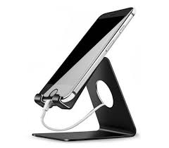 This 10 Iphone Stand Will Look Great On Your Bedside Table Welding Table Cell Phone Stand Phone Stand
