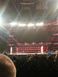 td garden section loge 6 row e seat 13 wwe raw shared