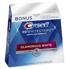 How old should you be to use crest white strips? Amazon Com Crest 3d Whitestrips Glamorous White Teeth Whitening Kit 16 Treatments 32 Individual Strips 2 Bonus 1 Hour Express Treatments Beauty