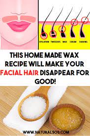 This Home Made Wax Recipe Will Make Your Facial Hair Disappear For Good Hairremovalpermanent Home Made Wax Wax Recipe Diy Wax Hair Removal