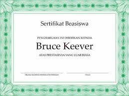 Desain template ini dibuat menggunakan coreldraw x7. Sertifikat Office Com