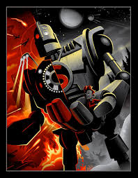 Poster Art For The Iron Giant Created By Brad Bird And Jeff Granito Geektyrant The Iron Giant Poster Art Giant Poster