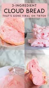 The Dreamy Cloud Bread Recipe Everyone On Tiktok Is Making Recipe Cloud Bread Recipes Dessert Ingredients