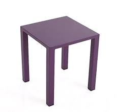 Square Modern End Table With Storage Area Side Table Decor End Table Cocktail Table Furniture Table Purple Side Table Decor Sofa Tables Modern End Tables