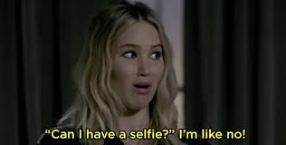 Jennifer Lawrence Takes Selfies Even Though She Hates Taking Them