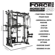 force usa monster commercial g9 functional trainer