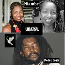 The Daughter: Niambe McIntosh "Tosh" The Son: Gamal Jawara McIntosh "Tosh1"  The Father: Peter McIntosh "Tosh" "The Stepping Razor" Rastafari Family 🇬🇭