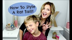 A rat tail hairstyle is the sibling version of a mullet, also evokes the same relaxed yet eccentric look on a miniature scale. How To Style A Rat Tail Youtube