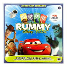 Tengo una versión de rummy más vieja de esta misma marca y las fichas son ligeramente mas gruesas, ya he leído en varios juegos que se quejan de detalles similares, que. Rummy Disney Pixar Walmart
